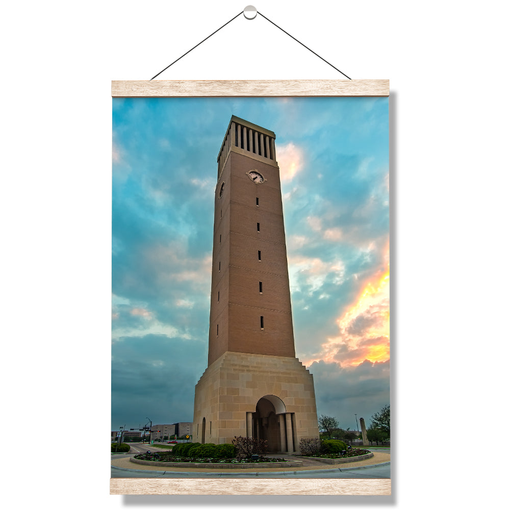 Texas A&M - Albrittan Tower Sunset - College Wall Art  #Canvas