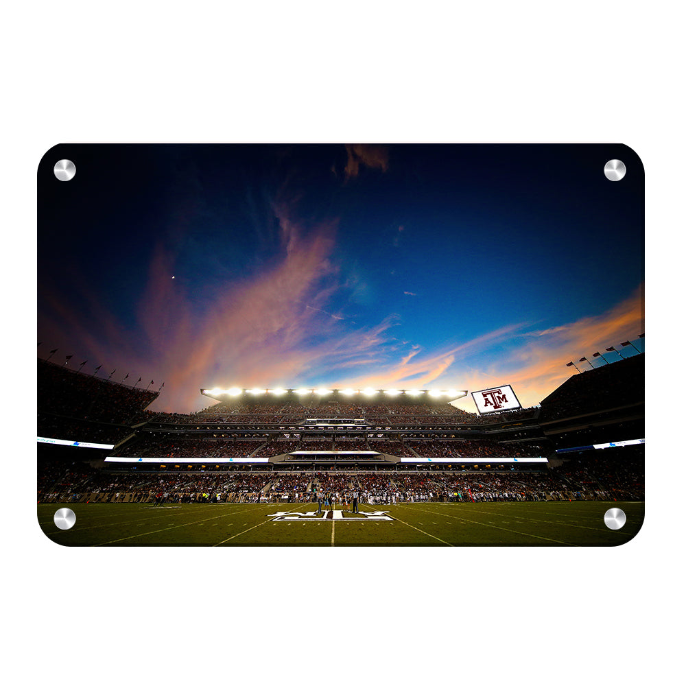 Texas A&M - Texas A&M Original Sunset - College Wall Art #Canvas