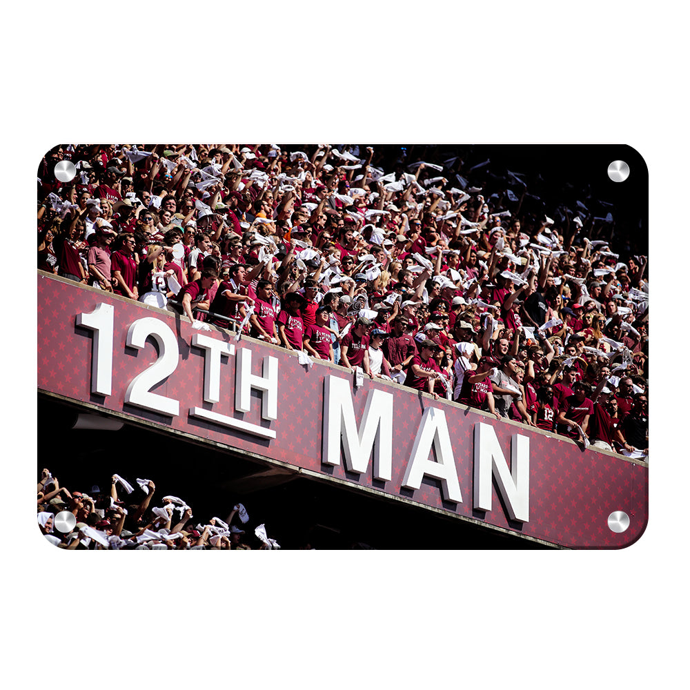 Texas A&M - 12th Man - College Wall Art #Canvas