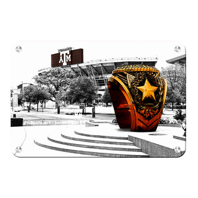 Texas A&M - Aggie Ring - College Wall Art #Metal