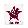 Texas A&M - Gig 'Em - College Wall Art #Metal