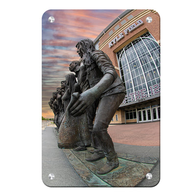 Texas A&M - The Heart of Texas A&M - College Wall Art #Metal