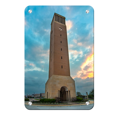 Texas A&M - Albrittan Tower Sunset - College Wall Art #Metal