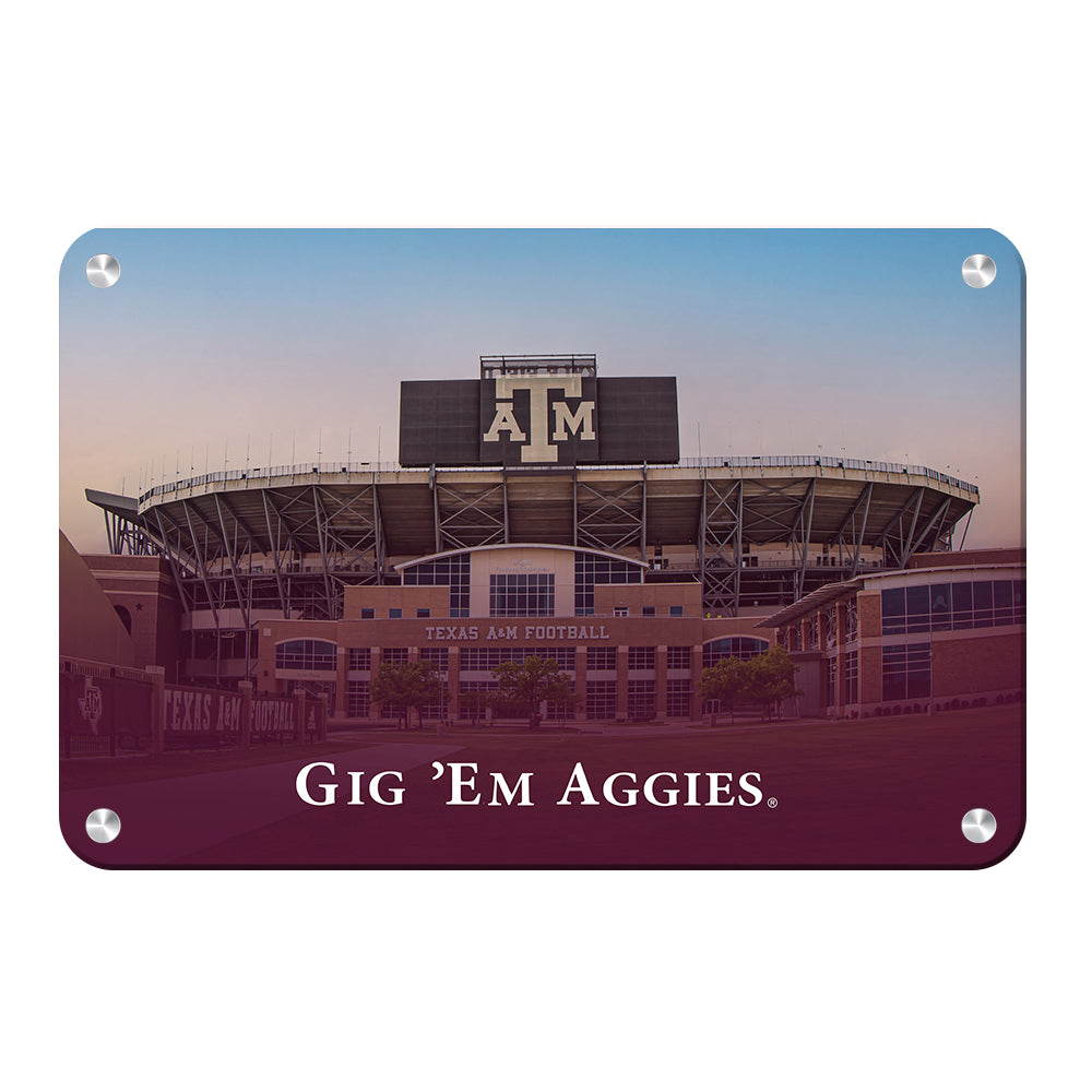 Texas A&M - GIG 'EM Aggies Football - College Wall Art #Canvas
