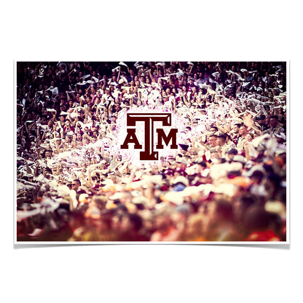 Texas A&M - A&M Towels - College Wall Art #Canvas