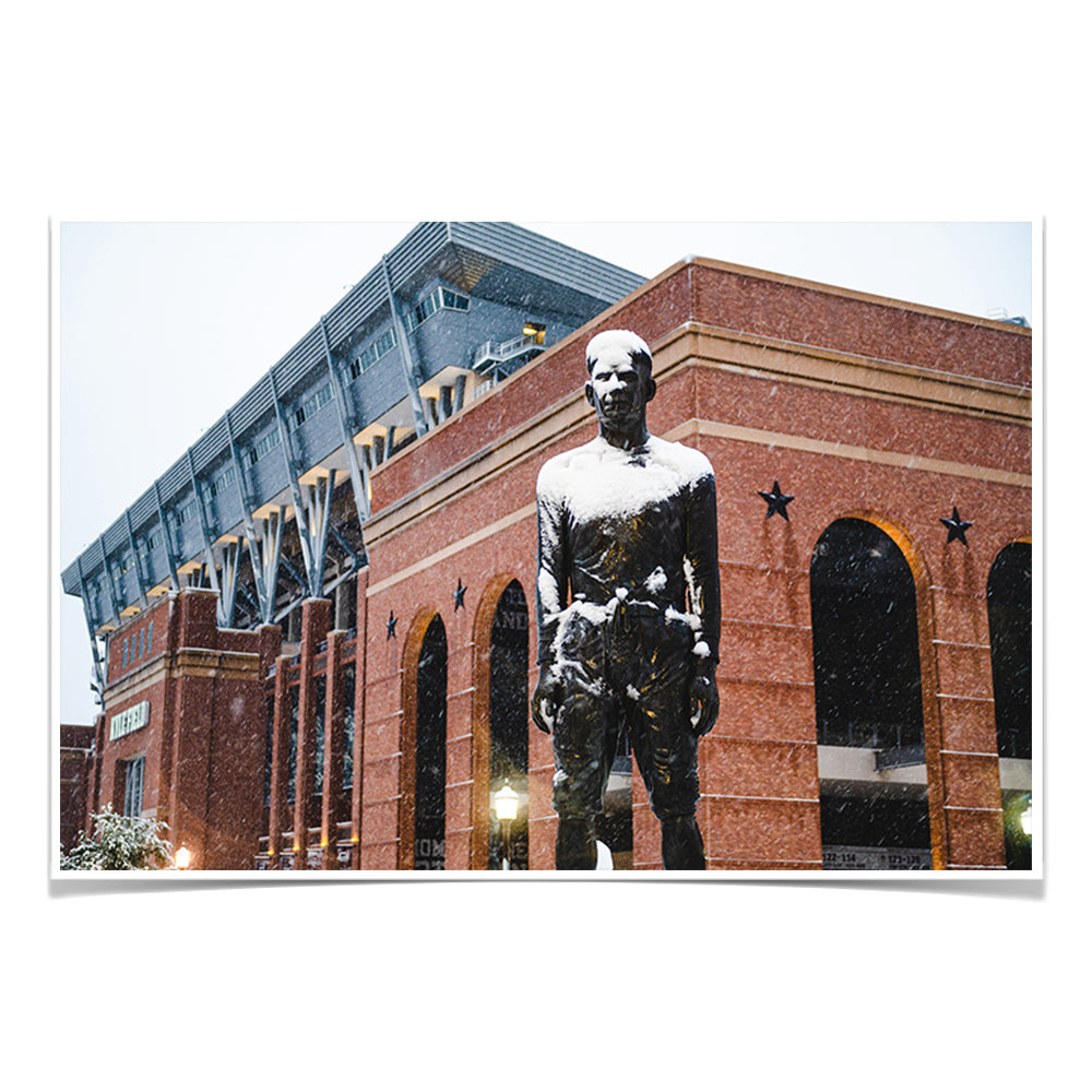 Texas A&M - Winter Kyle Field - College Wall Art #Canvas