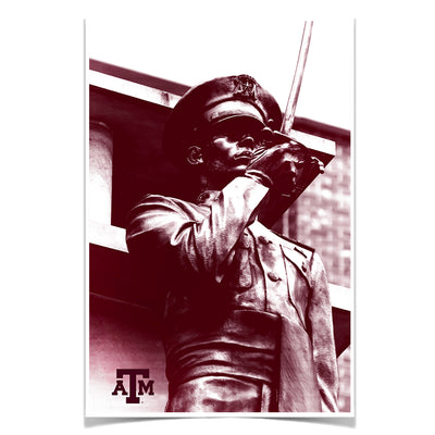 Texas A&M - Selfless Service - College Wall Art #Poster