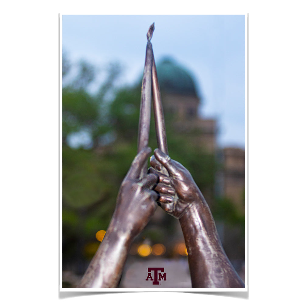 Texas A&M - Unity - College Wall Art #Canvas