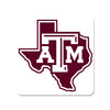 Texas A&M - A&M State - College Wall Art #PVC