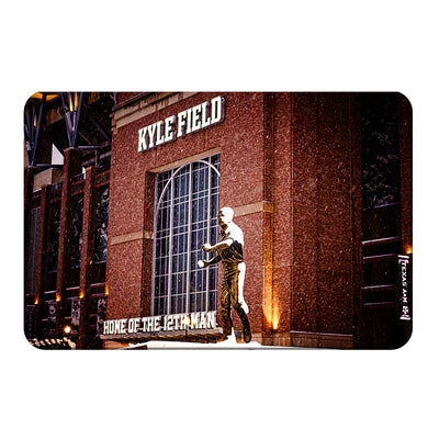 Texas A&M - Kyle Field Home of the 12th Man Winter Storm - College Wall Art #PVC