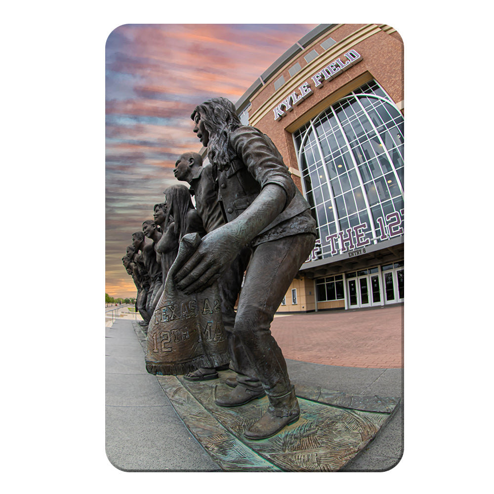 Texas A&M - The Heart of Texas A&M - College Wall Art #Canvas