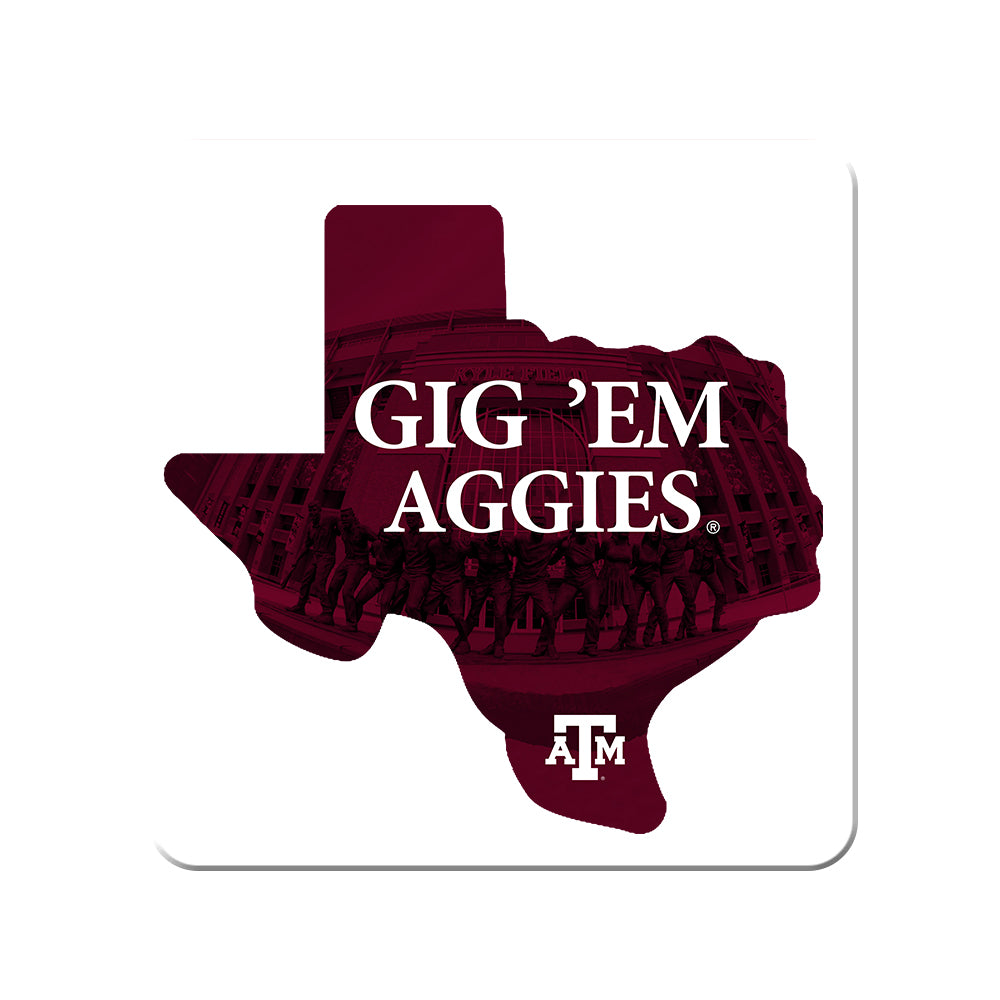 Texas A&M - GIG 'EM Aggies -  College Wall Art  #Canvas