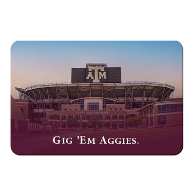 Texas A&M - GIG 'EM Aggies Football - College Wall Art #PVC