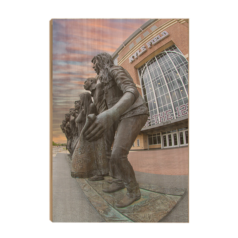 Texas A&M - The Heart of Texas A&M - College Wall Art #Canvas