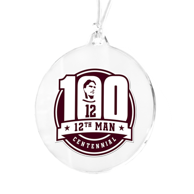Texas A&M Aggies - 12th Man Centennial Logo Bag Tag & Ornament