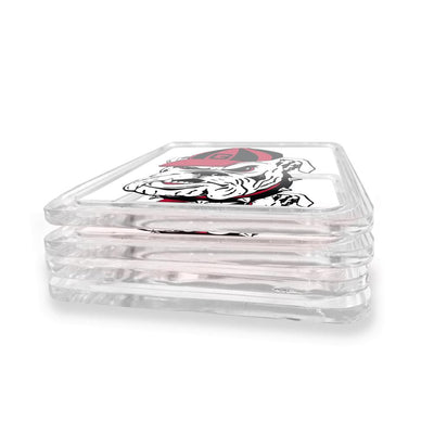 Georgia Bulldogs - Bulldog Graphic Drink Coaster