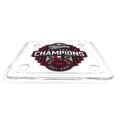 Georgia Bulldogs - 2022 National Champions Shield Drink Coaster