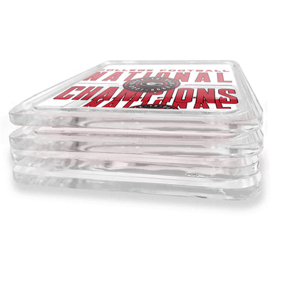 Georgia Bulldogs - Back-to-Back National Champions Drink Coaster