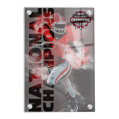 Georgia Bulldogs - National Champions - College Wall Art #Acrylic