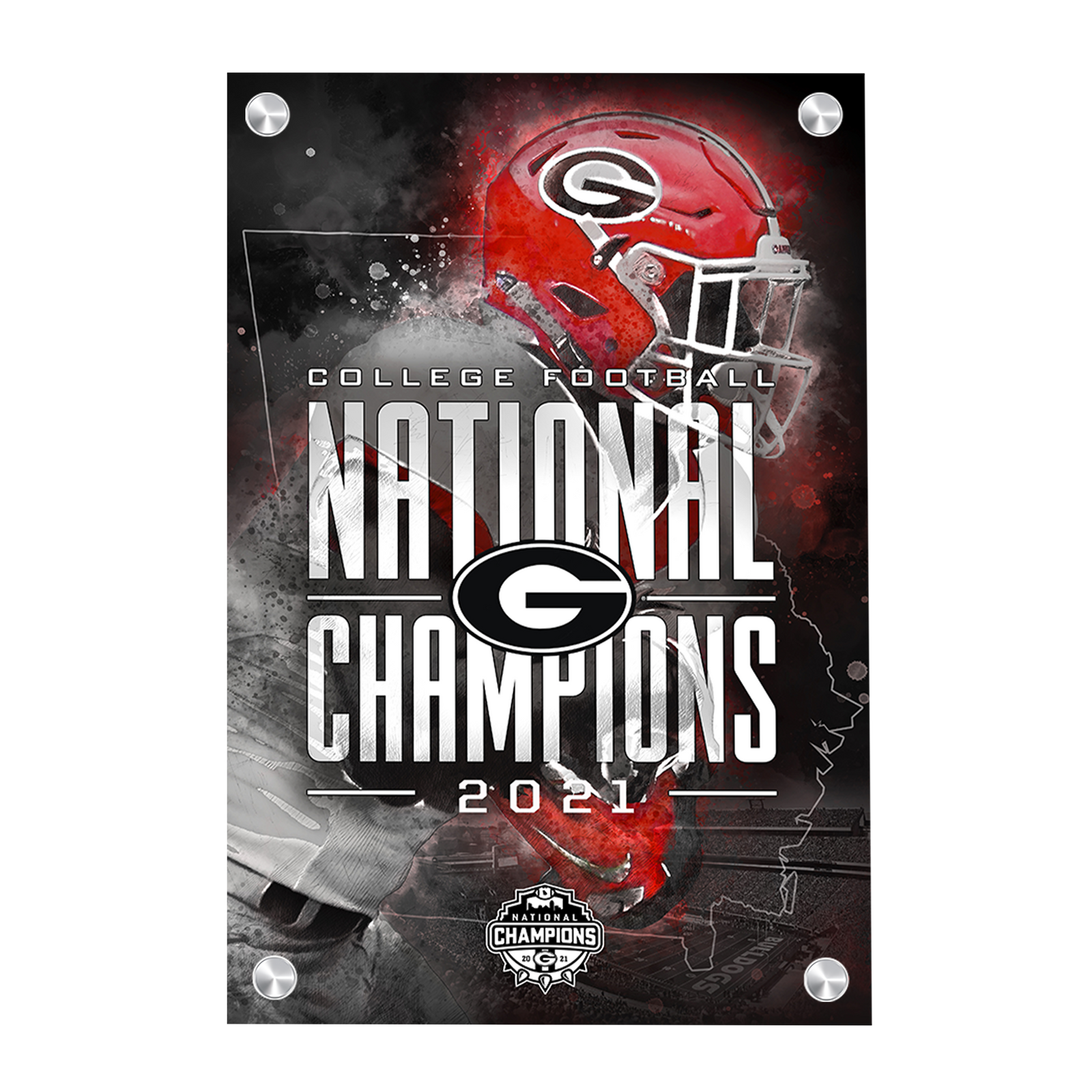 Georgia Bulldogs - College Football National Champions - College Wall Art #Canvas
