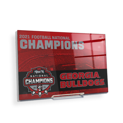 Georgia Bulldogs - 2021 National Champions Georgia Bulldogs - College Wall Art #Acrylic Mini