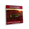 Georgia Bulldogs - Sanford Sunset National champions Georgia Bulldogs - College Wall Art #Acrylic Mini