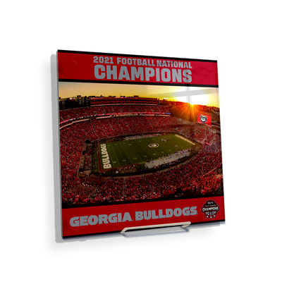 Georgia Bulldogs - Sanford Sunset National champions Georgia Bulldogs - College Wall Art #Acrylic Mini