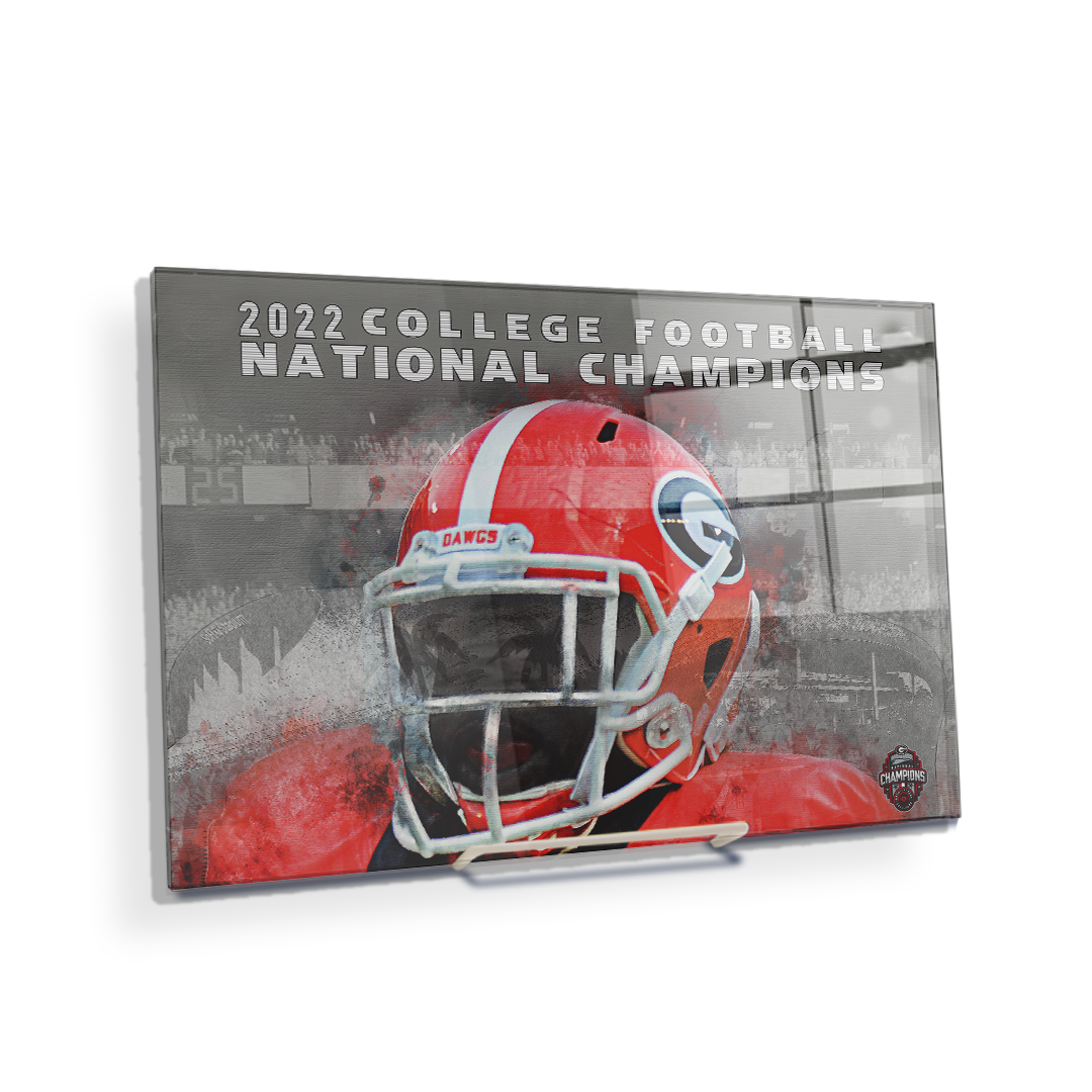 Georgia Bulldogs - 2022 College Football National Champions - College Wall Art #Canvas