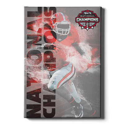 Georgia Bulldogs - National Champions - College Wall Art #Canvas