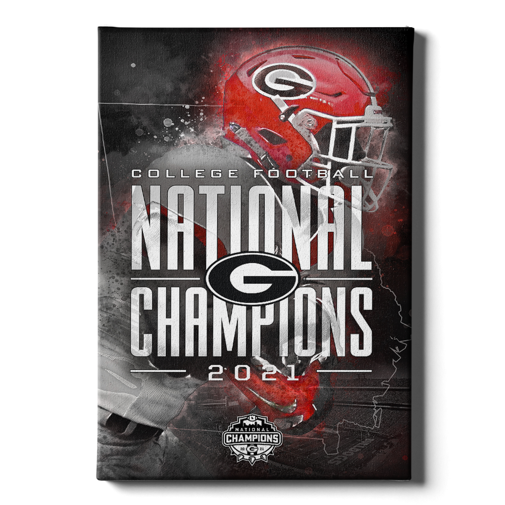 Georgia Bulldogs - College Football National Champions - College Wall Art #Canvas