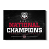 Georgia Bulldogs - National Champions Georgia Bulldogs - College Wall Art #Canvas