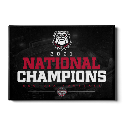 Georgia Bulldogs - National Champions Georgia Bulldogs - College Wall Art #Canvas