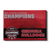 Georgia Bulldogs - 2021 National Champions Georgia Bulldogs - College Wall Art #Canvas