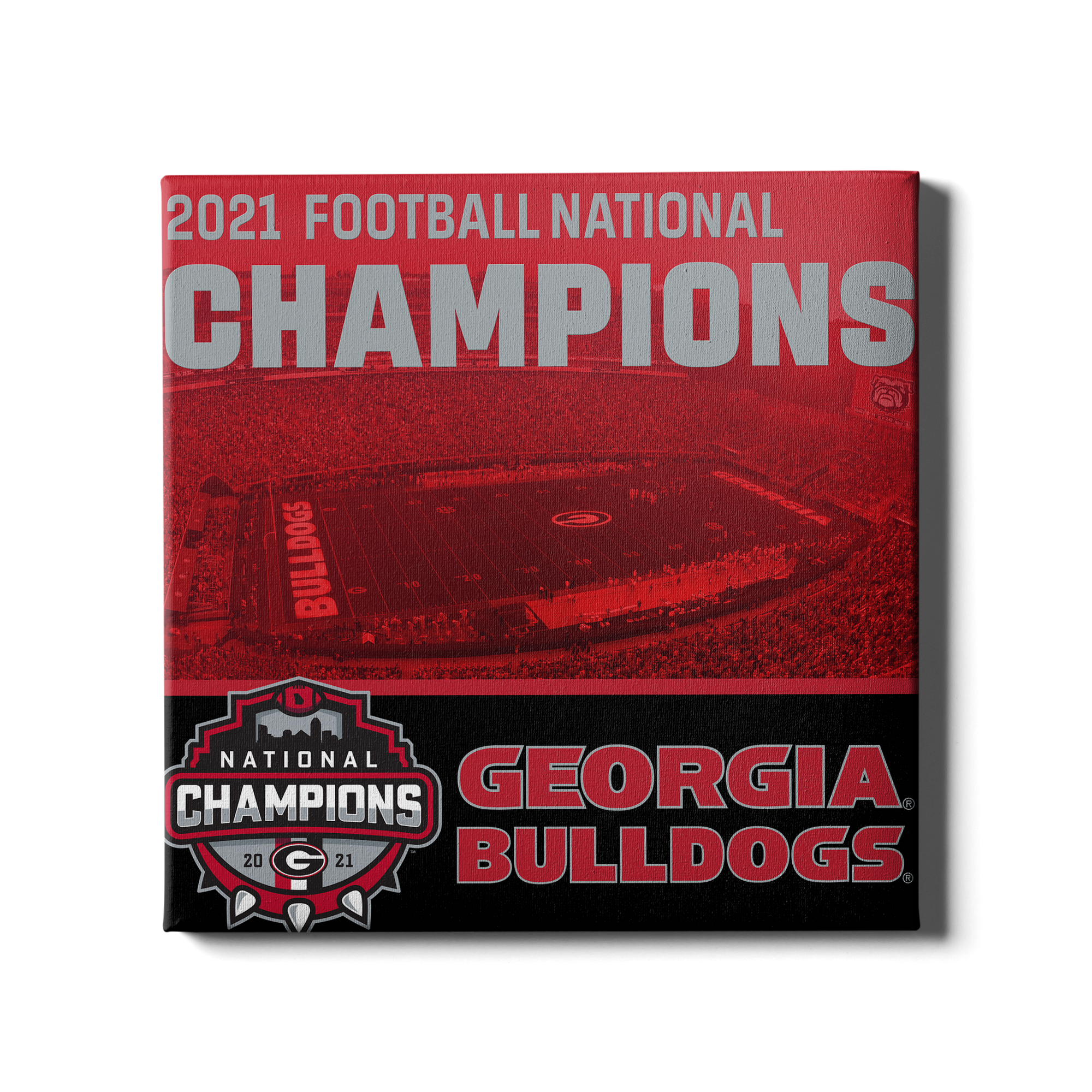 Georgia Bulldogs - National Champions Georgia Bulldogs - College Wall Art #Canvas