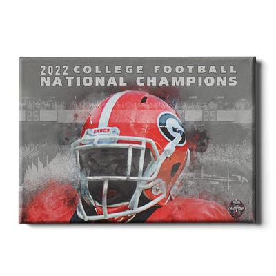 Georgia Bulldogs - 2022 College Football National Champions - College Wall Art #Canvas