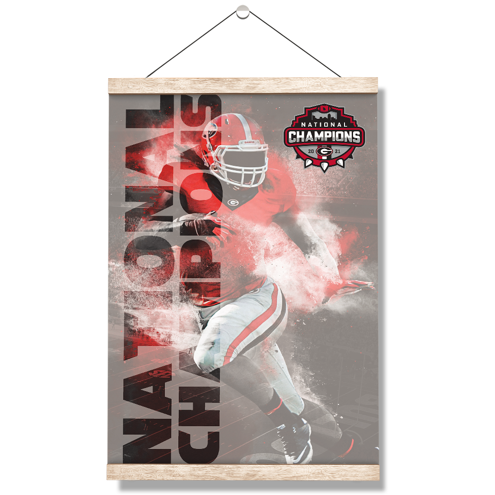 Georgia Bulldogs - National Champions - College Wall Art #Canvas