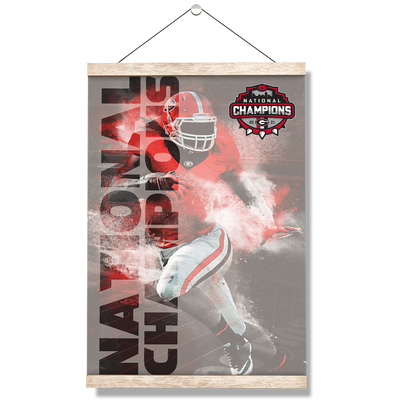 Georgia Bulldogs - National Champions - College Wall Art #Hanging Canvas