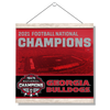 Georgia Bulldogs - National Champions Georgia Bulldogs - College Wall Art #Hanging Canvas