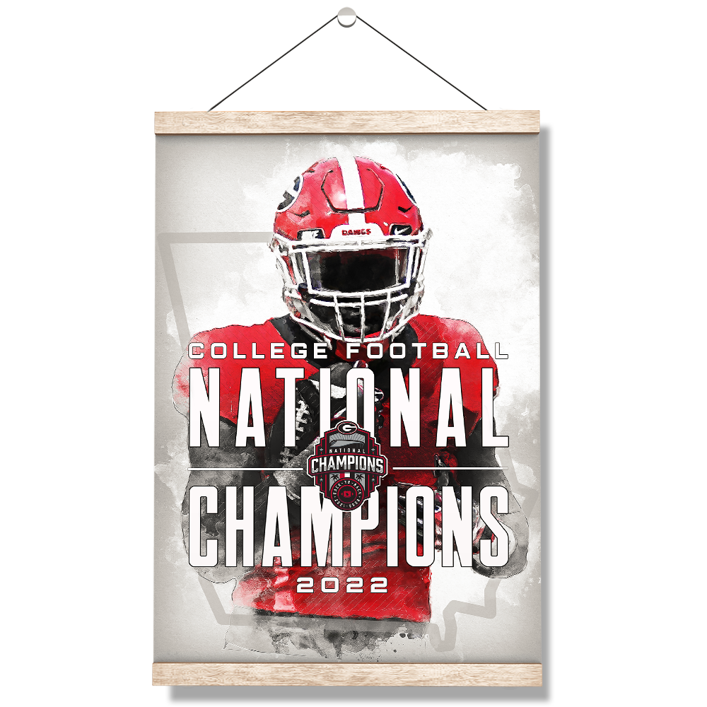 Georgia Bulldogs - National Champions - College Wall Art #Canvas