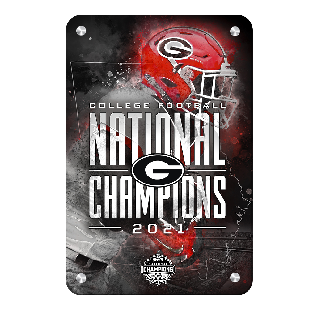 Georgia Bulldogs - College Football National Champions - College Wall Art #Canvas