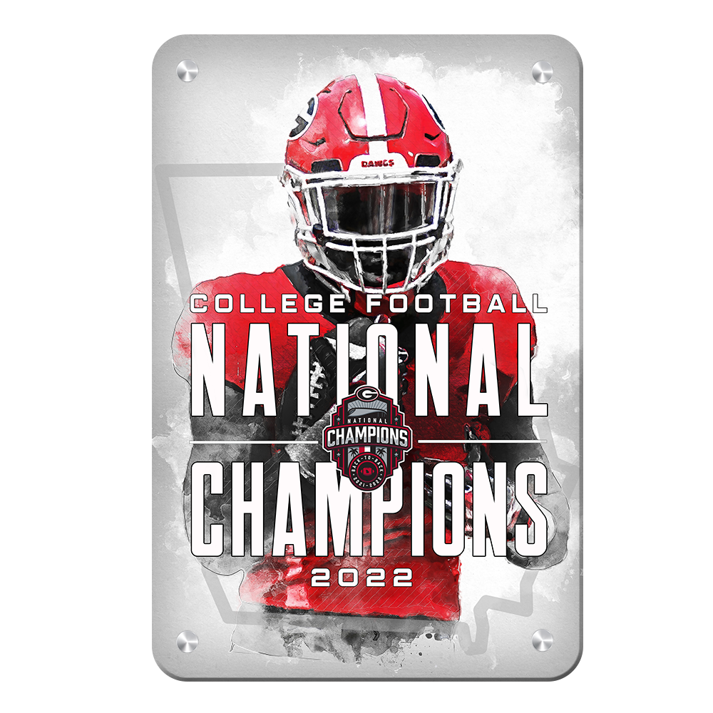 Georgia Bulldogs - National Champions - College Wall Art #Canvas