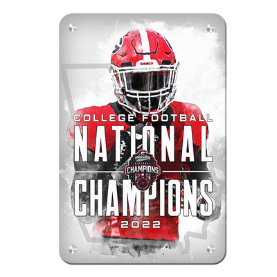 Georgia Bulldogs - National Champions - College Wall Art - #Metal