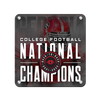 Georgia Bulldogs - Back-to-Back National Champions - College Wall Art #Metal