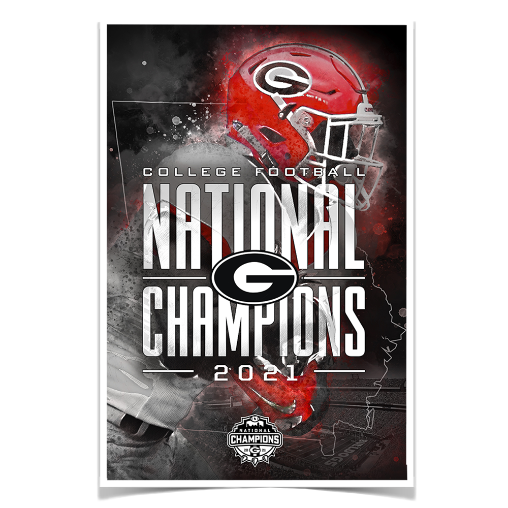 Georgia Bulldogs - College Football National Champions - College Wall Art #Canvas