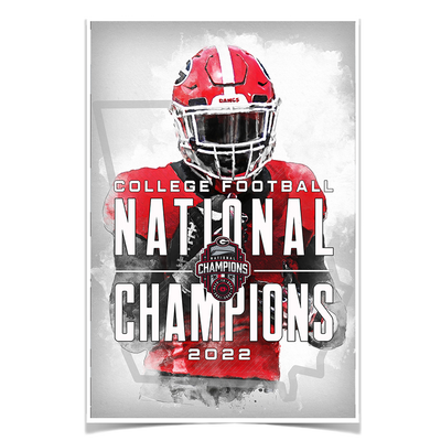 Georgia Bulldogs - National Champions - College Wall Art #Poster