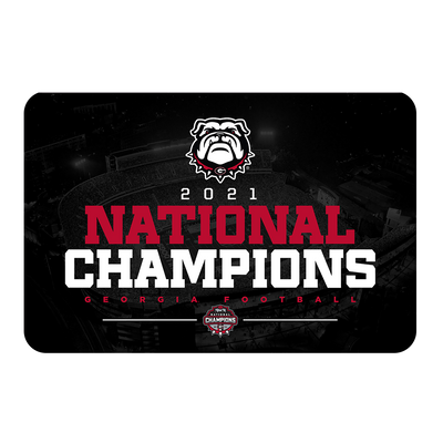 Georgia Bulldogs - National Champions Georgia Bulldogs - College Wall Art #PVC