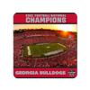 Georgia Bulldogs - Sanford Sunset National champions Georgia Bulldogs - College Wall Art #PVC