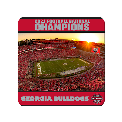 Georgia Bulldogs - Sanford Sunset National champions Georgia Bulldogs - College Wall Art #PVC