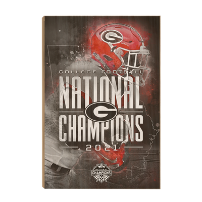 Georgia Bulldogs - College Football National Champions - College Wall Art #Wood