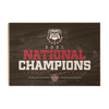 Georgia Bulldogs - National Champions Georgia Bulldogs - College Wall Art #Wood